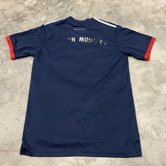 2017 FC Bayern Munich Adidas Home Football Soccer Jersey Kit Size Sz L Blue Fade - Picture 7 of 8